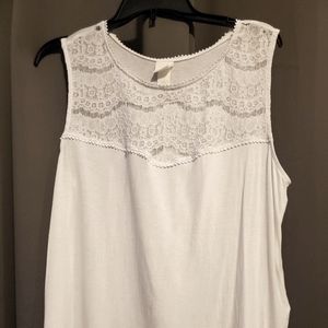 Lace tank top